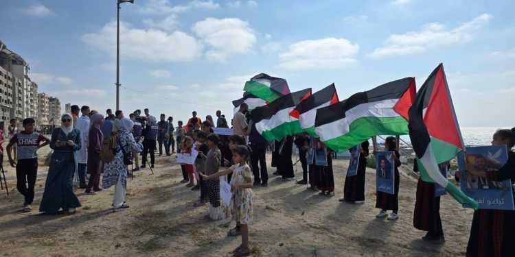 Mass Rally in Gaza in Solidarity with the “Madleen” Ship: A Salute from Gaza to the Heroes Defying the Siege