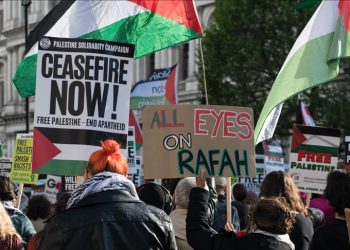 80K People Protest in London Against UK Involvement in Gaza Genocide