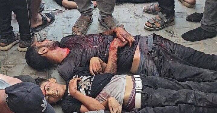 Israeli Massacre in Al-Shati Camp kills, injures 35 Civilians