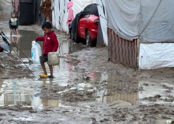 Storm Warnings Heighten Fears for Nearly 2 Million Displaced Palestinians in Gaza