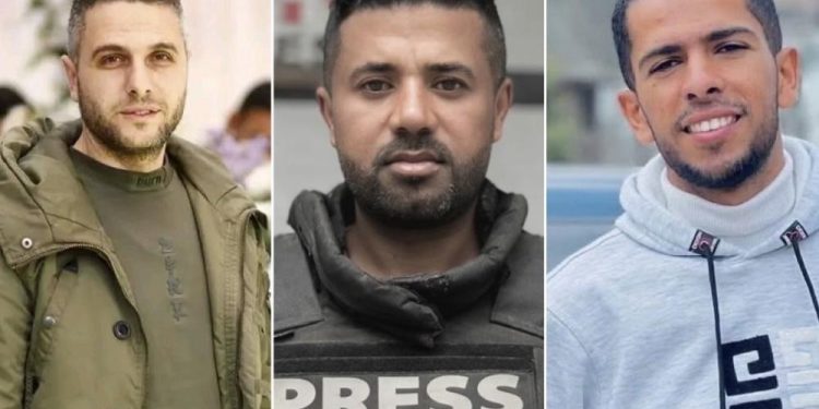 Three Journalists Killed in Israeli Airstrike in Central Gaza