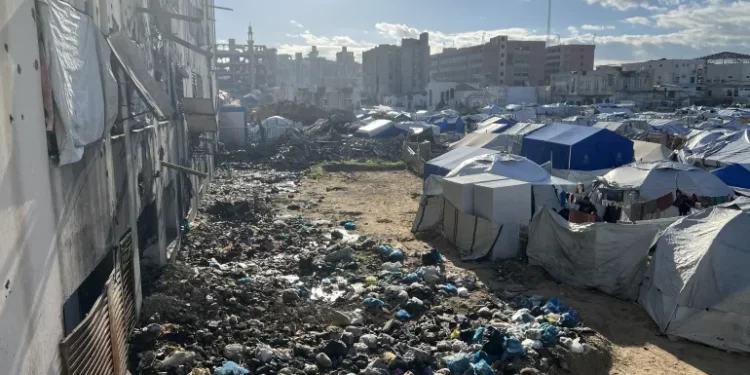 Gaza’s Displaced Families Struggle with Disease, Bombing and Despair