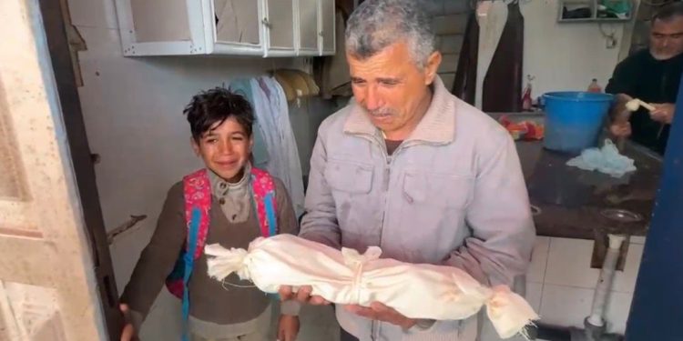 Cold Claims Another Infant in Gaza
