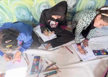 Gaza’s Children Turn Pain Into Hope in Coloring Against War