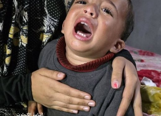 Israeli Forces  Torture  Toddler in Front of His Father in Gaza