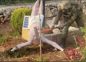 Holy Land Catholic Leaders Decry Destruction of Jesus Statue by Israeli Soldier
