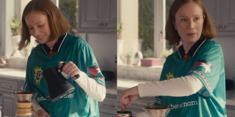 Actress Hannah Einbinder Wears Palestinian Lajee Celtic Club Jersey in Series