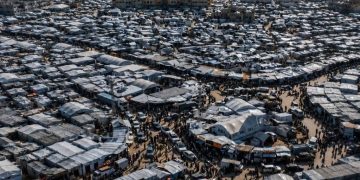 Israeli Strike Destroys Displacement Tents in Khan Younis